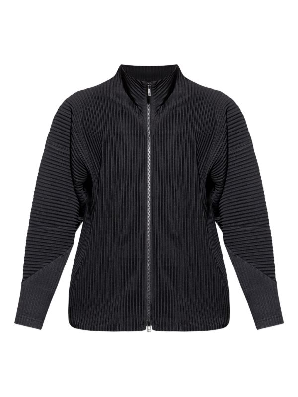 Homme Plissé Issey Miyake ジップアップ ジャケット | ブラック