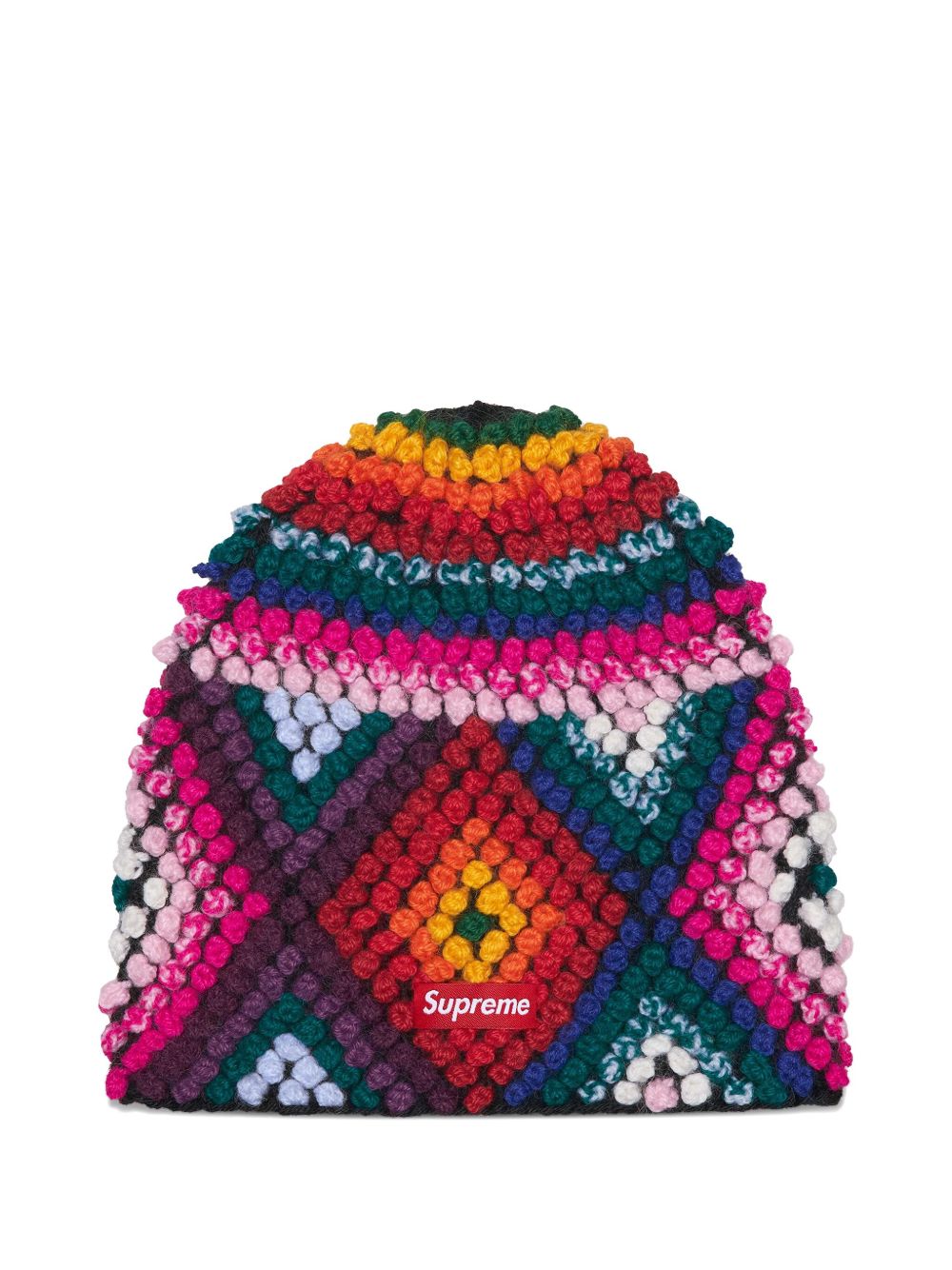 Supreme Textured-knit Beanie Hat In Multi | ModeSens