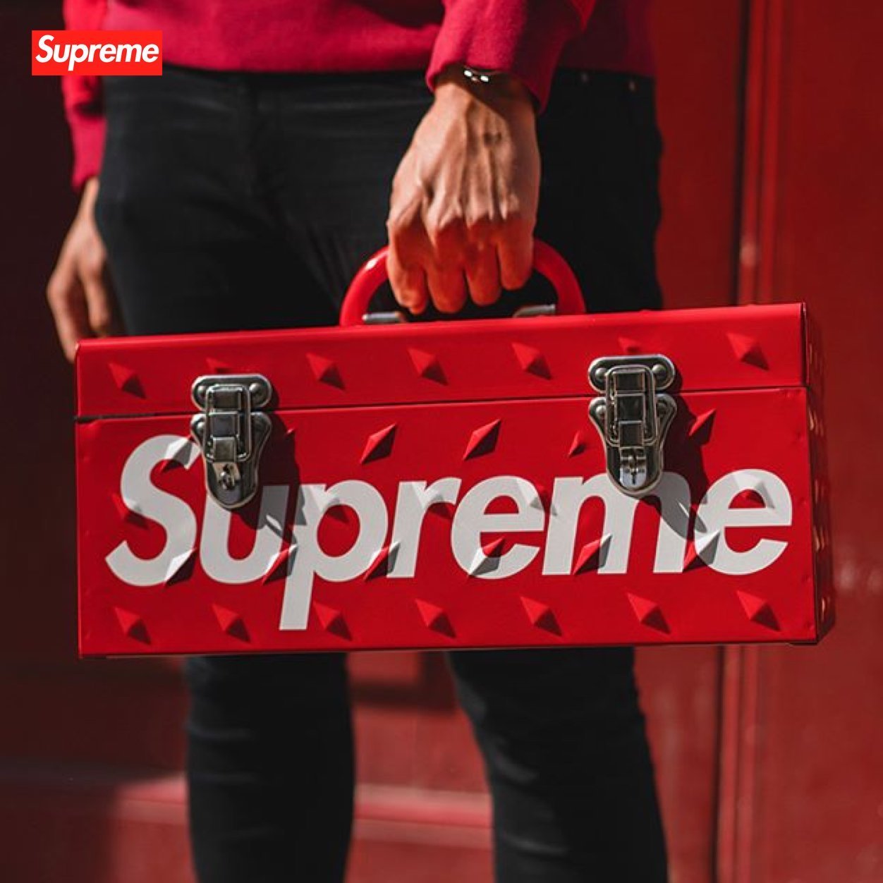 FW18 Supreme Diamond Plate Tool Box - シュプ ツールボックス