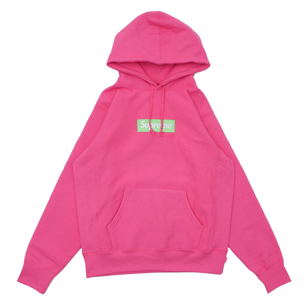 Supreme FW17 Box Logo Hooded Sweatshirt ピンク (Supreme/パーカー