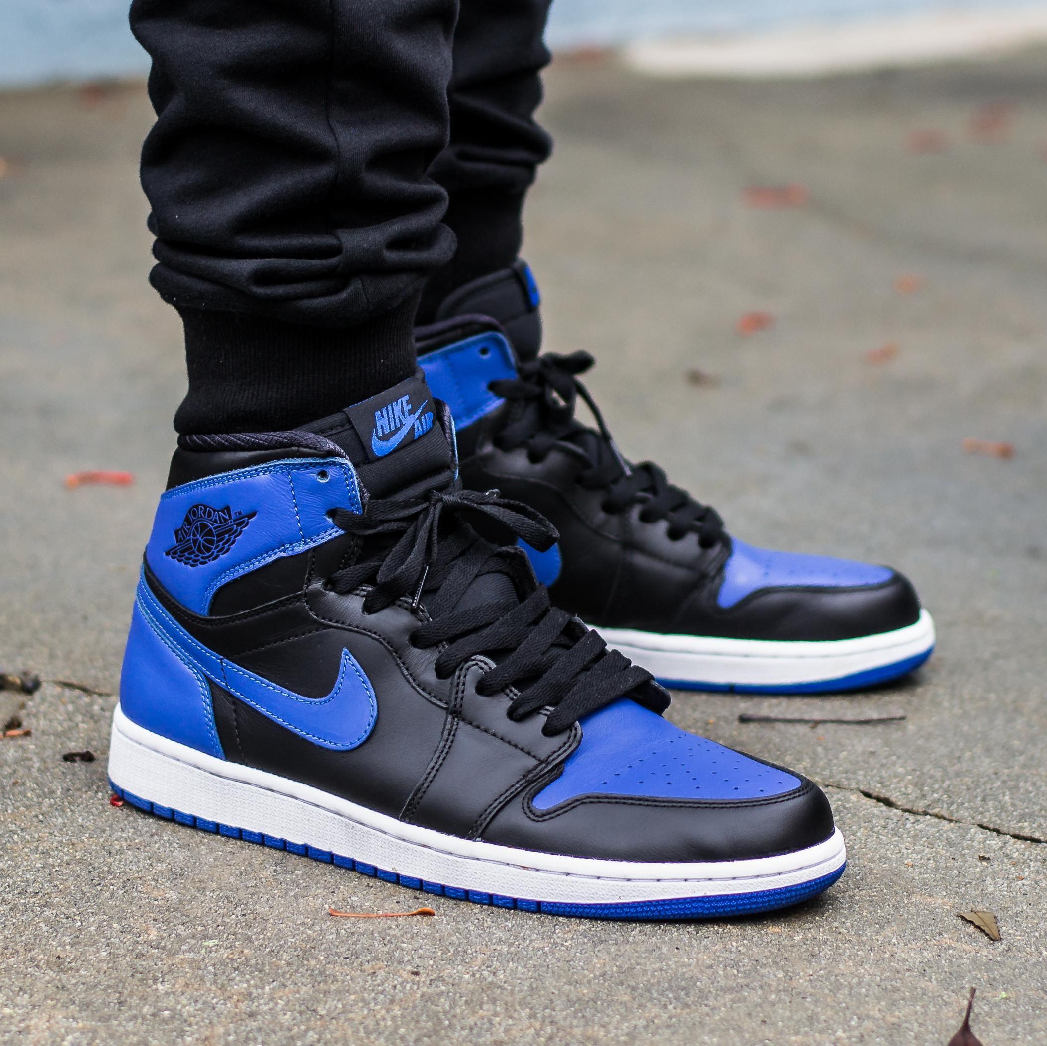 NIKE Air Jordan 1 Black Royal Blue ナイキ エアジョーダン1 (Nike