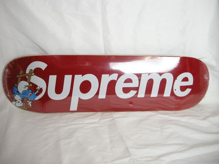 難あり20AW◇手元に在庫有 関税無 国内発Supreme Smurfsスケボー