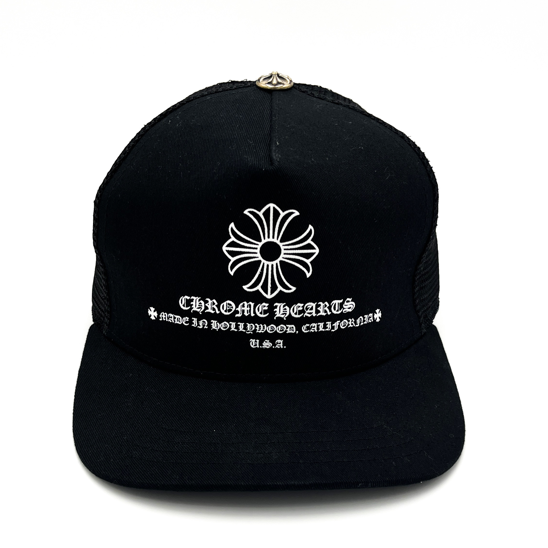 クロムハーツ Chrome Hearts Printed Cross Trucker Hat (CHROME