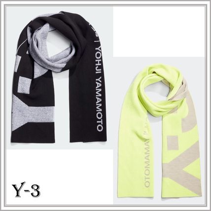 関税込】新作◇Y-3 ワイスリー◇クラシック ロゴ マフラー (Y-3