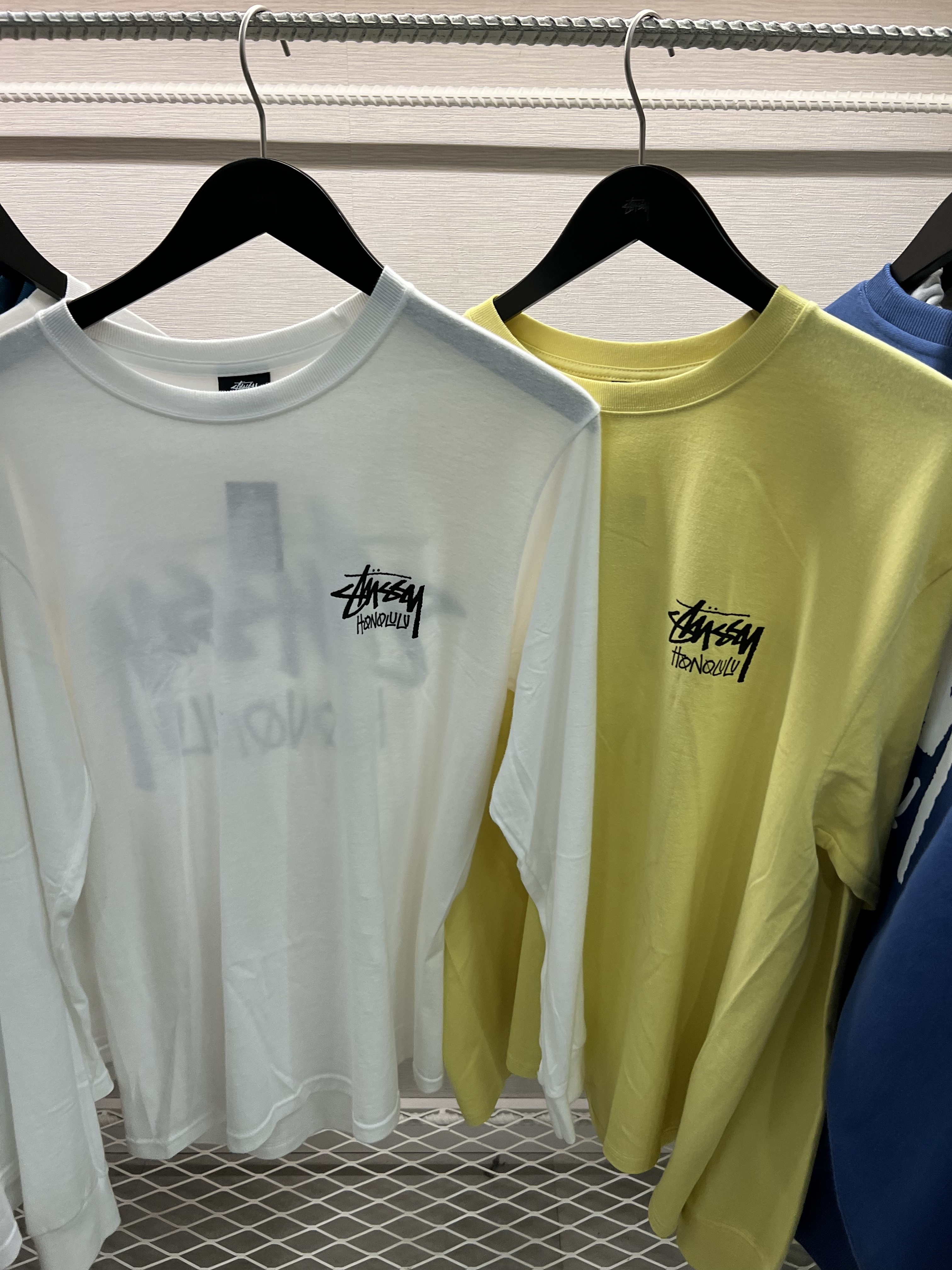 ハワイ限定☆STUSSY ホノルルロゴ入り メンズ長袖Tシャツ (STUSSY/T