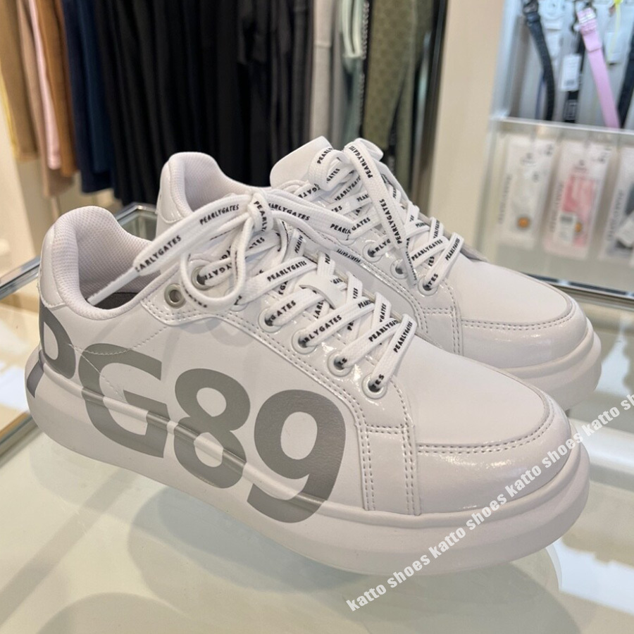 PEARLY GATES☆BIG LOGO スパイクレス ゴルフシューズ (PEARLY GATES