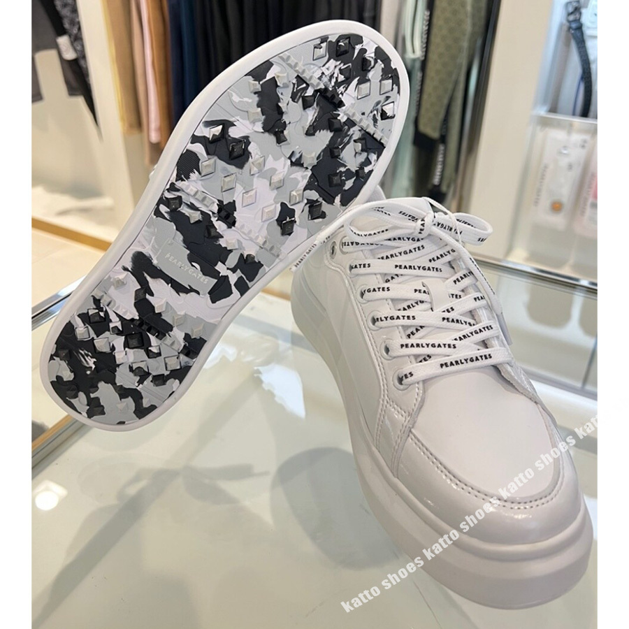 PEARLY GATES☆BIG LOGO スパイクレス ゴルフシューズ (PEARLY GATES