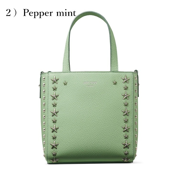 Jimmy Choo☆MINI PEGASI レザー ミニトートバッグ☆送料込 (Jimmy