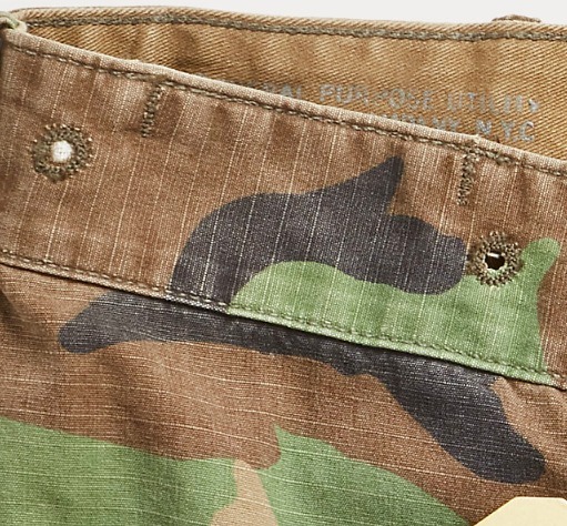 希少☆ RRL(ダブルアールエル) カモ柄 カーゴショーツ (RRL/ハーフ