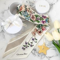 Dior】ディオール D-FLORAL ミッツァ スカーフ シルクツイル (Dior