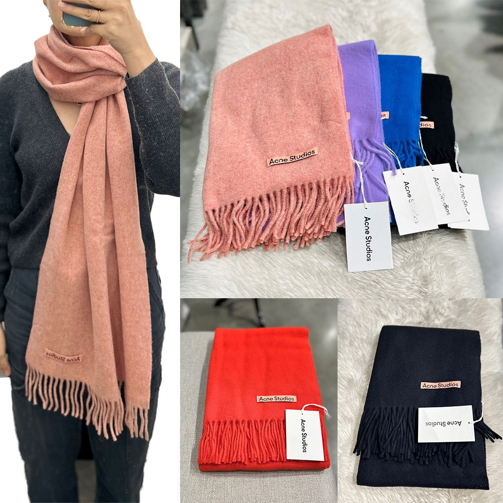 ACNE STUDIOS｜ SMALL SIZE ウールフリンジスカーフ (Acne Studios