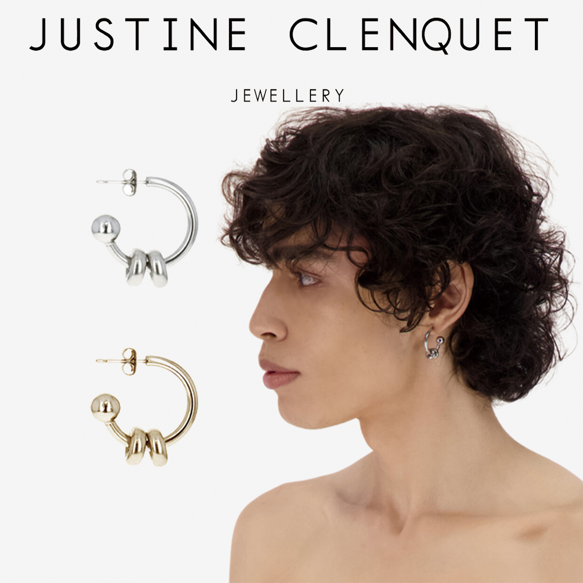 Justine Clenquet ピアス Alan earrings アラン ピアス シングル