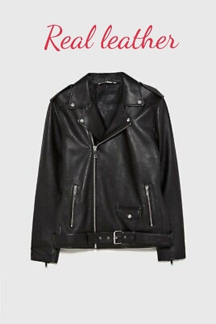 ☆ZARAザラ☆おしゃれ本革レザー ライダースロングジャケット (ZARA