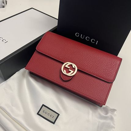 レッド（赤）系 GUCCI Soho(グッチ ソーホー) ショルダーバッグ