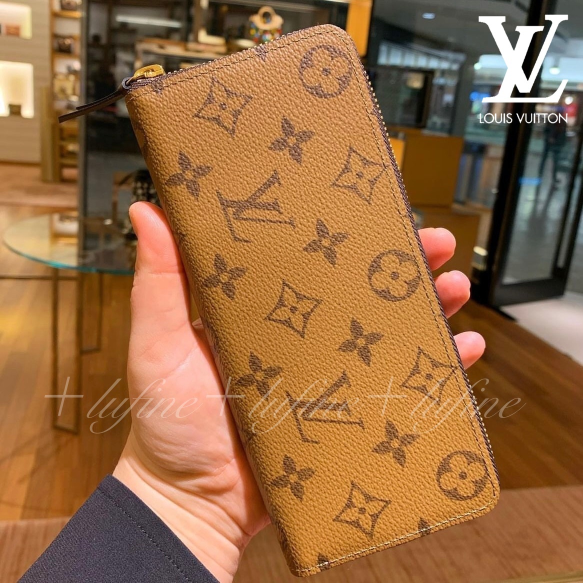 メンズもOK☆薄型でスッキリ持てる♪】ルイヴィトン 長財布 (Louis