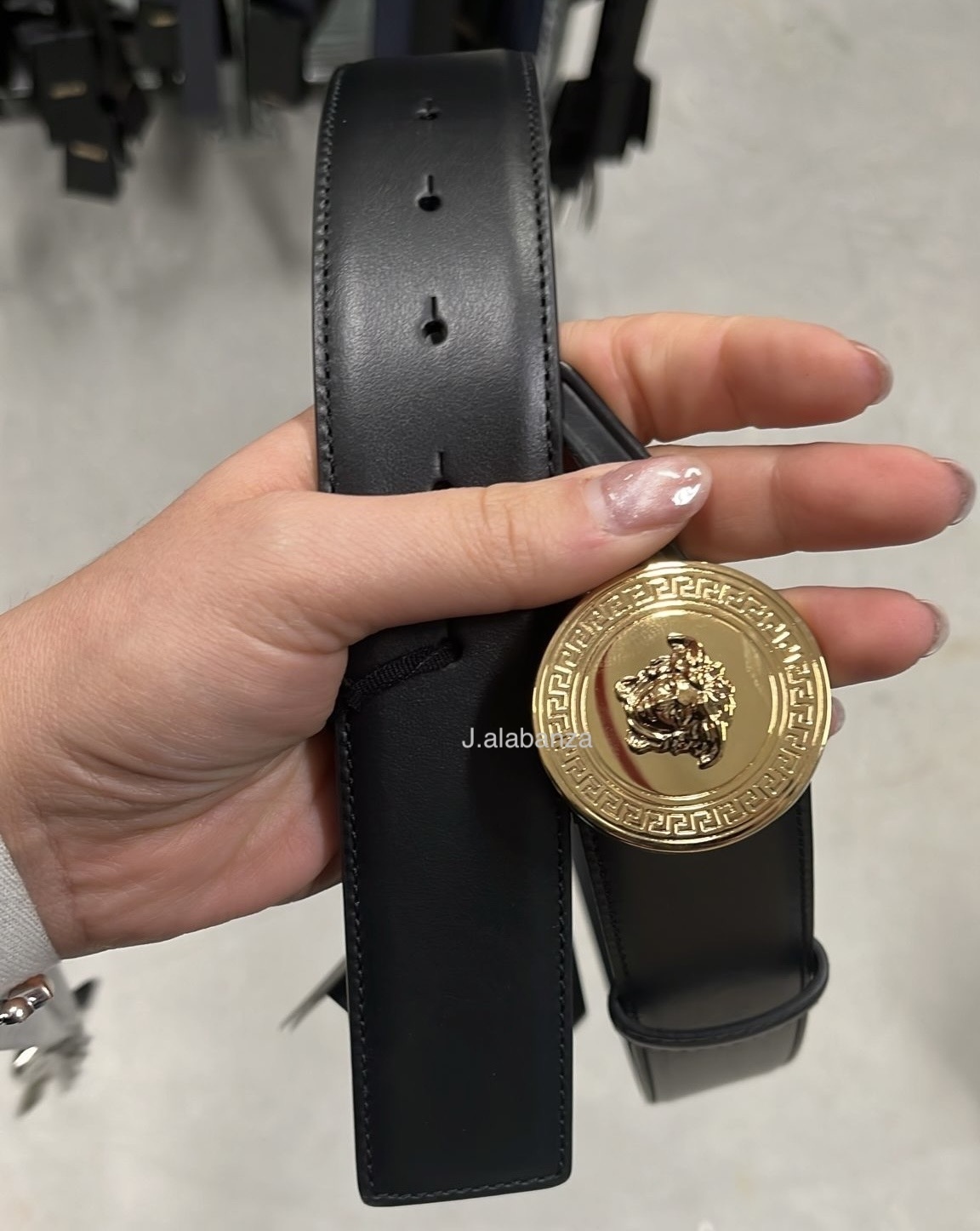 ヴェルサーチェ☆2色 メデューサバックルベルト (VERSACE/ベルト