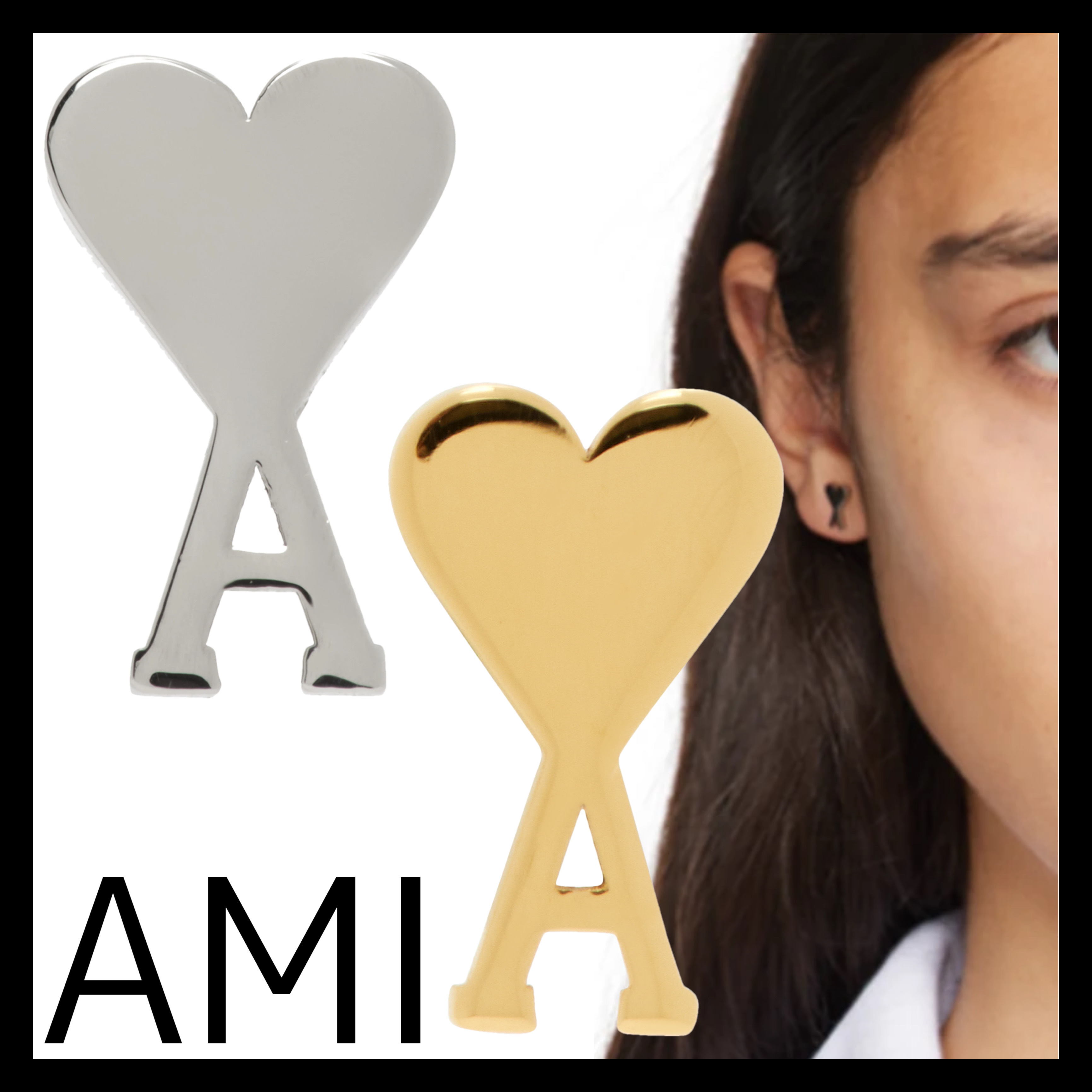 口コミ・レビュー｜AMI PARIS Ami de Coeur ハート ロゴ シングル