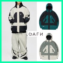 韓国スノボウェアブランドGAFHのフーディー ジャケット サイズL 韓国
