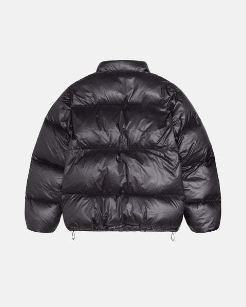 STUSSY☆】Down Puffer Parachute Ripstop Charcoal (STUSSY/ダウン