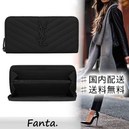 ラウンドジップ Saint Laurent(サンローラン) 長財布(レディース