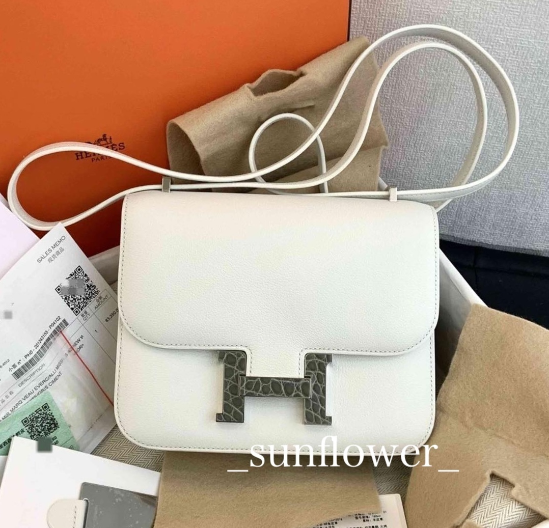 エルメス コンスタンスミニ タッチ ニューホワイト (HERMES/ショルダー