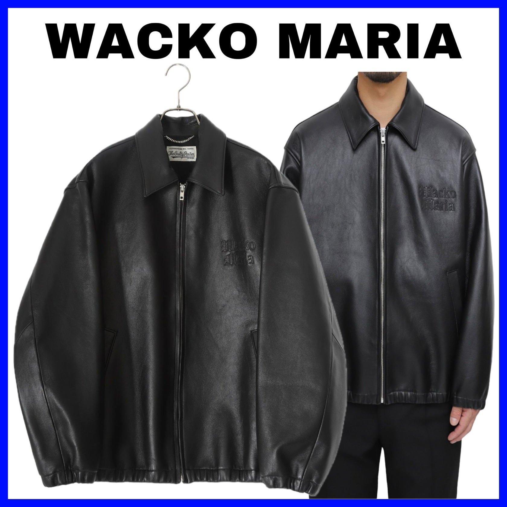 大人気☆】*WACKOMARIA* ワコマリア LEATHER 50'S JACKET (WACKO MARIA