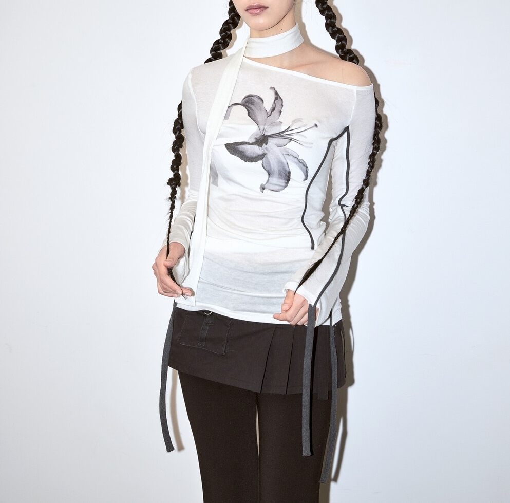 elfelfelfarchives☆LILY SCARF TOP (elfelfelf archives/Tシャツ