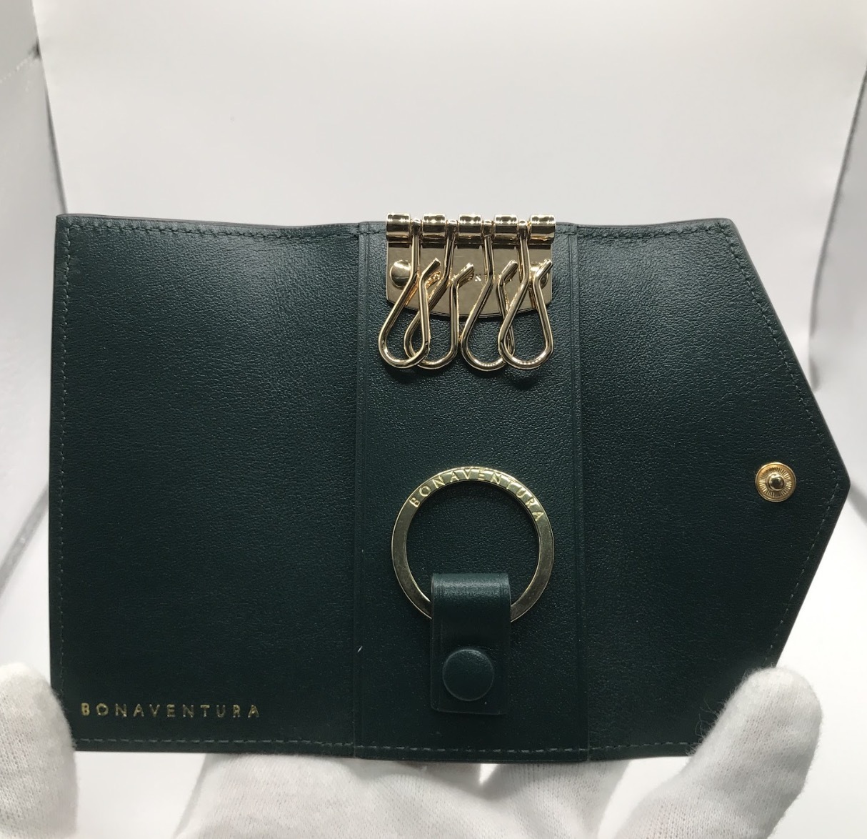人気☆BONAVENTURA スリム キーケース シュリンクレザー☆ギフト