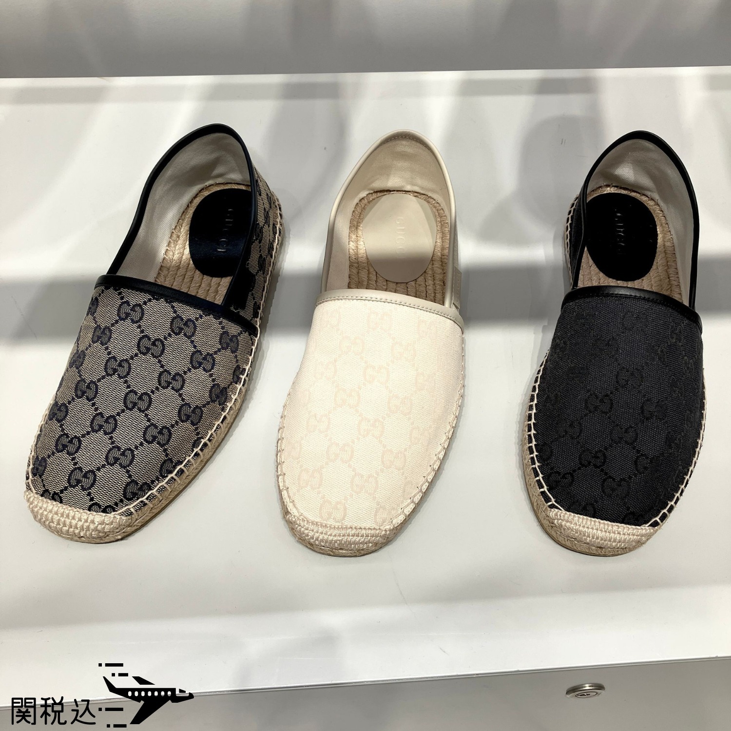 GUCCI グッチ GGキャンバス エスパドリーユ Shoes スリッポン (GUCCI