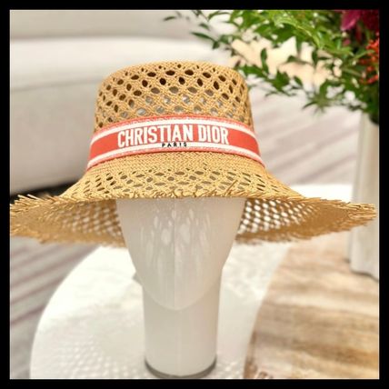 Dior(ディオール) ストローハット(レディース) - ブランド通販のBUYMA