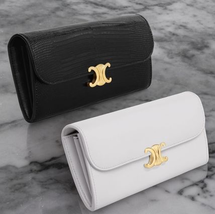 希少!!すぐ届く!!CELINE トリオンフ ラージ ウォレット (CELINE/長財布