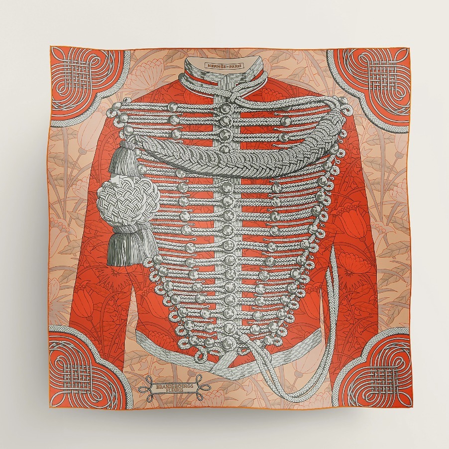 F*i様 HERMÈS ダンスデザイン シルクハンカチ 90cm F*i様 HERMÈS