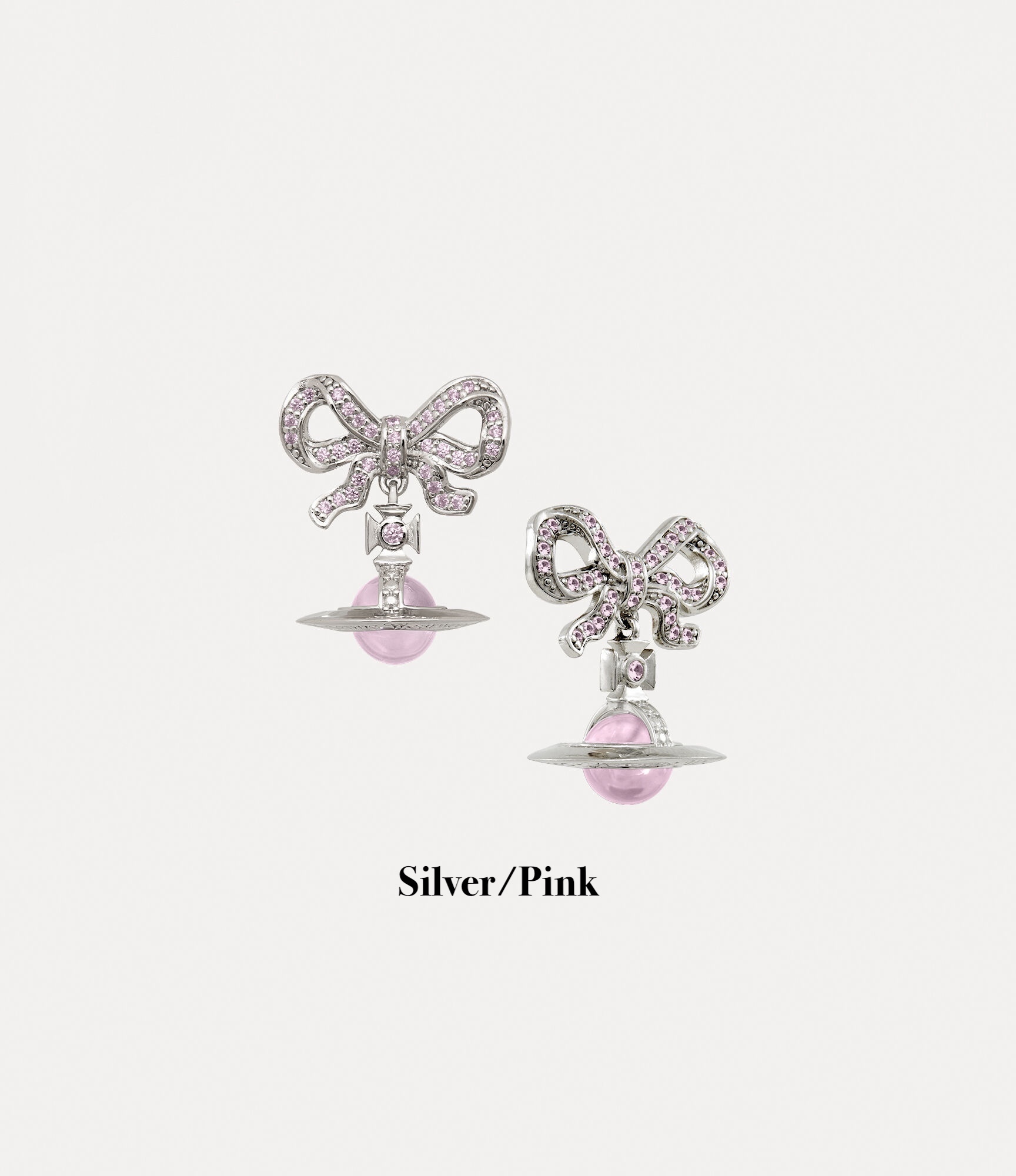 ◇Vivienne Westwood◇ Octavie リボン オーブ ピアス (Vivienne