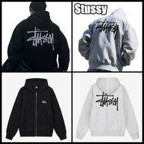Stussy Basic Zip Hoodie ジップ ロゴ パーカー ステューシー (STUSSY