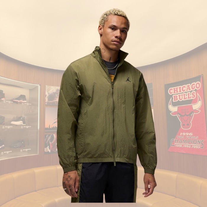 ジョーダン エッセンシャル HBR ウィンドブレーカー オリーブ (Nike