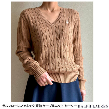 ブラウン（茶色）系 Ralph Lauren(ラルフローレン) ニット・セーター