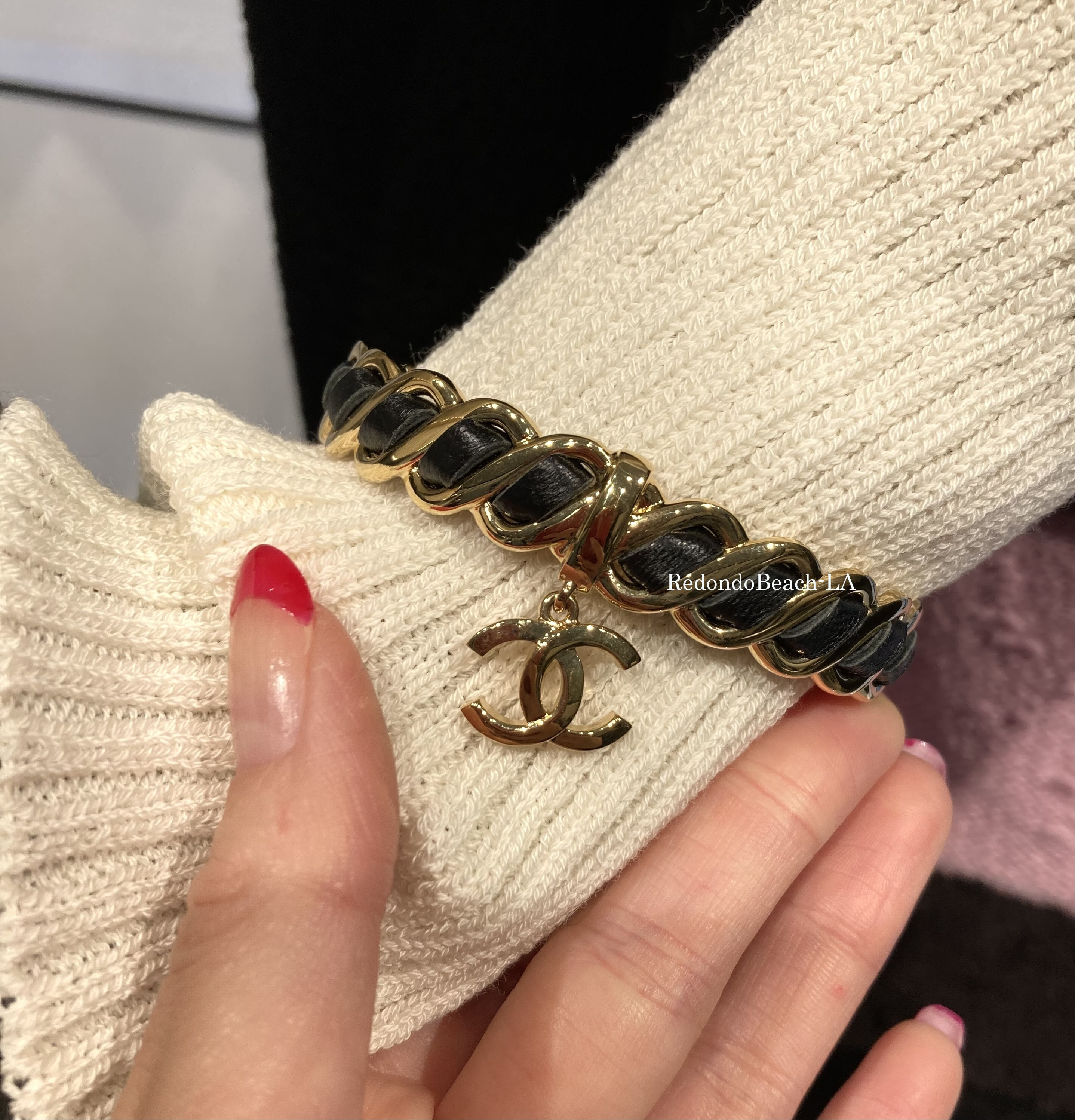 ニットの上からも可愛い】CHANEL☆ブレスレット☆24K限定 (CHANEL
