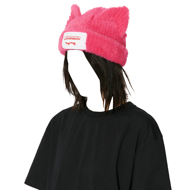 CHARLES JEFFREY LOVERBOY ニット帽 ラバーボーイ ネコ耳 猫 (Charles