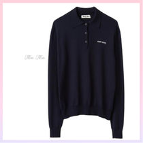 ☆MIU MIU☆ ロマンティックウールニット長袖ポロシャツ♪ (MiuMiu