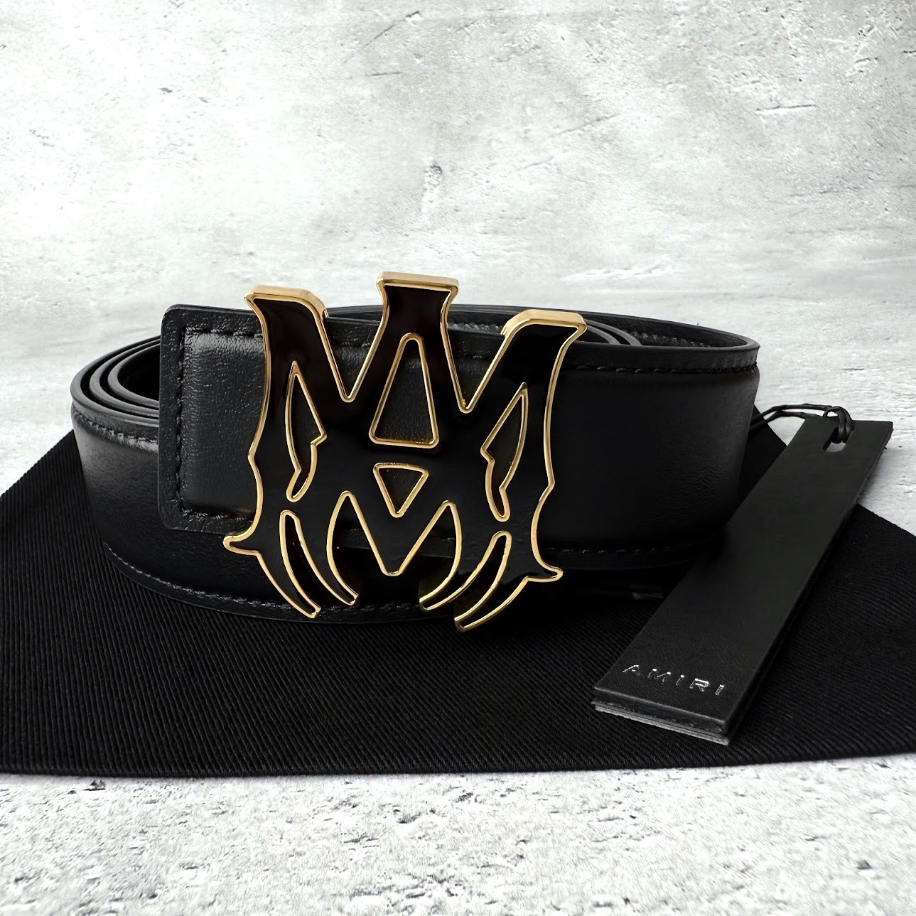 ☆関税・送料込み【AMIRI】アミリ ロゴ ベルト (AMIRI/ベルト) PXML002