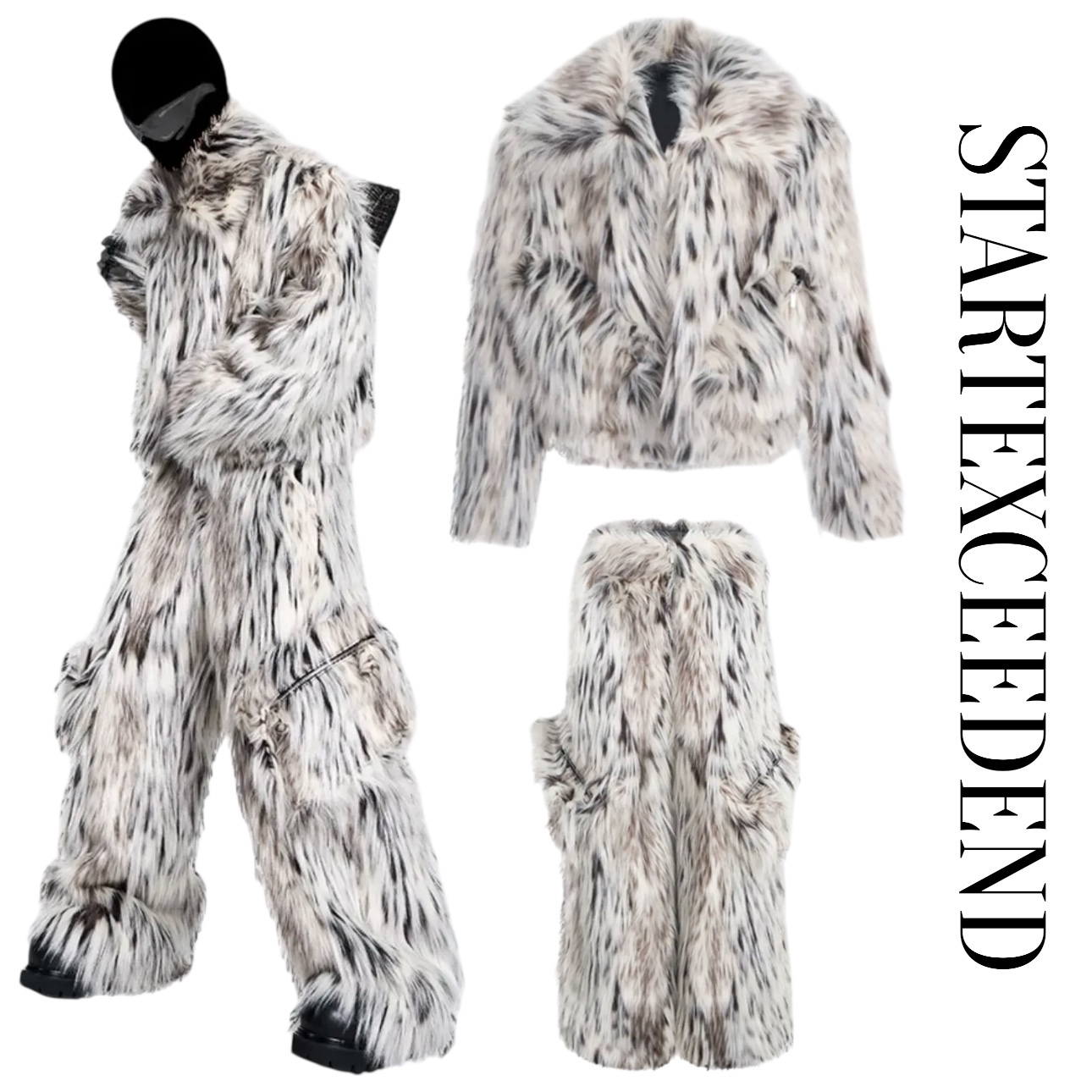 国内未入荷 STARTEXCEEDEND - Faux Fur セットアップ (STARTEXCEEDEND