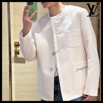 ホワイト（白）系 Louis Vuitton(ルイヴィトン) テーラードジャケット