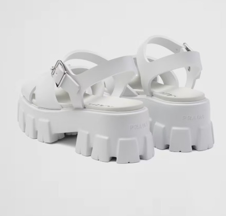 PRADA☆プラダ モノリス ラバー サンダル (PRADA/サンダル・ミュール