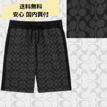 柄パンツ Coach(コーチ) ハーフ・ショートパンツ(メンズ) - ブランド