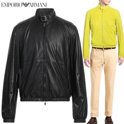 S EMPORIO ARMANI(エンポリオアルマーニ) レザージャケット(メンズ