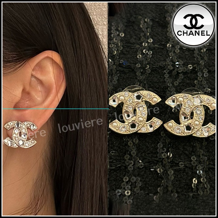 エレガント♪】CHANEL 25SSP ピアス (CHANEL/ピアス) ABF217-B19947