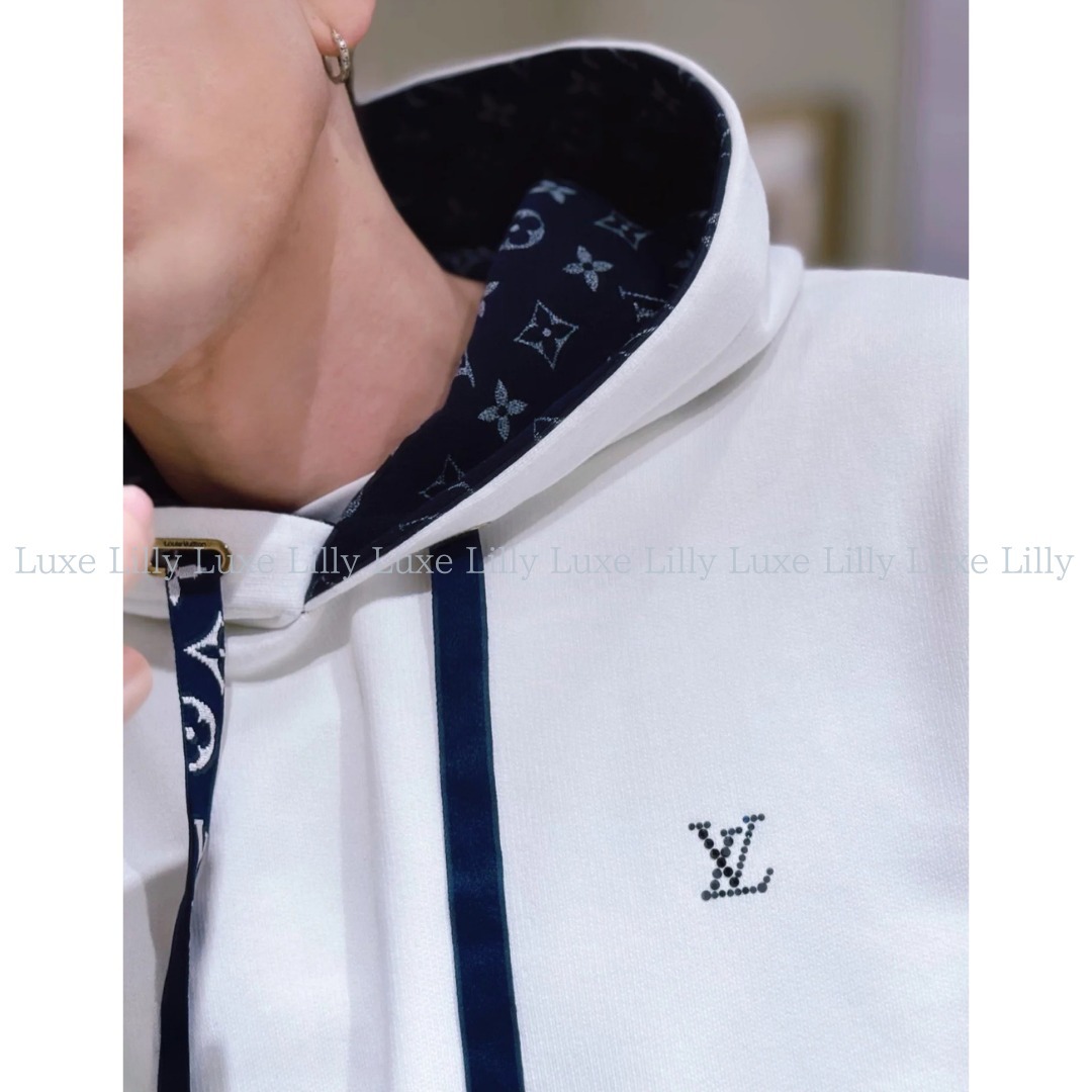 クールに決まる】ルイヴィトン パーカー フーディー コットン (Louis