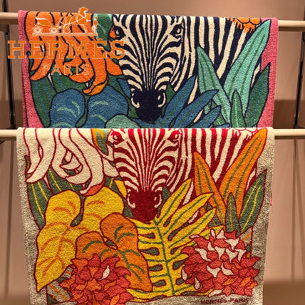 HERMES-PARIS ダルメシアン バスマット、ビーチマット バスマット