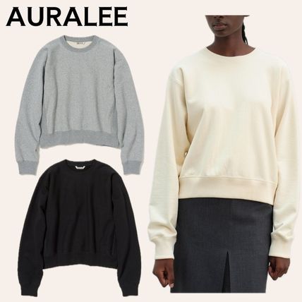 AURALEE】オーラリー スムースソフト BD スウェット (AURALEE
