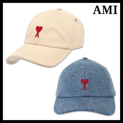 ハート ベージュ系 AMI PARIS(アミ パリス) キャップ(メンズ